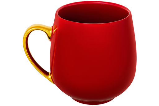 Кружка 530 мл 13,5*10,5*10,7 см Лошадь золотая на красном, фарфор - Elan gallery фото 5
