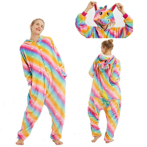 Кигуруми для взрослых Единорог радужный со звездами - Storyland фото 2