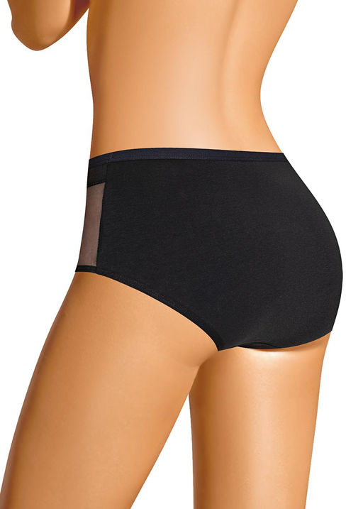 CLE M1167 Трусы жен. Кружево хлопок чёрный - Clever wear фото 2