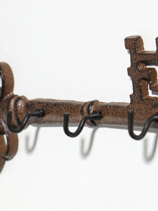 Крючки декоративные чугун "Ажурный ключ" 27,2х12х3,5 см