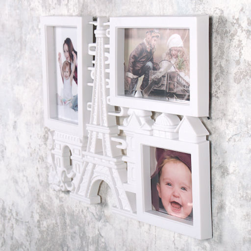 Фоторамка коллаж Париж 35х27 см / 120 /уп 48/ 3 фото белая ПРОМО АКЦИЯ - ГалеонТрейд фото 2