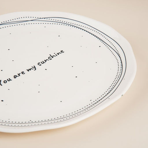 Тарелки SL Home Милый дом, d=27 см, набор 2 шт., фарфор, белые