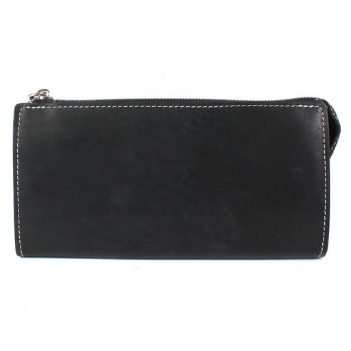 Портмоне мужское Croco-ПР-1050 натуральная кожа 3 отд, 10 карм, рем-петля, черный шора (1000) 205838  фото 2