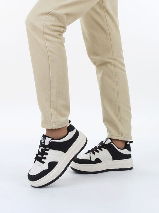 04-PDH336-2 BLACK Кроссовки демисезонные женские (натуральная кожа, нубук)