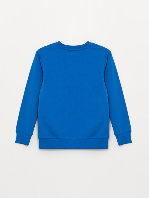 Bisiklet Yaka Sonic Bask?l? Uzun Kollu Erkek ?ocuk Sweatshirt - Waikiki фото 2
