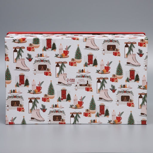 Коробка подарочная «Уютного Нового года», 32.5 х 20 х 12.5 см