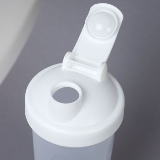 Бутылка/Шейкер SIMPLE SHSA-600 белый, для спортивного питания 600ML/уп72 - Галеонтрейд фото 3