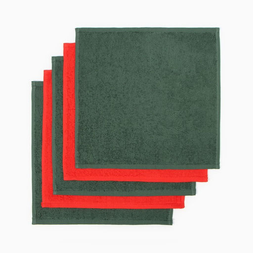 Набор махровых полотенец Этель Jolly, 30?30 см - 5 шт., хлопок 100%