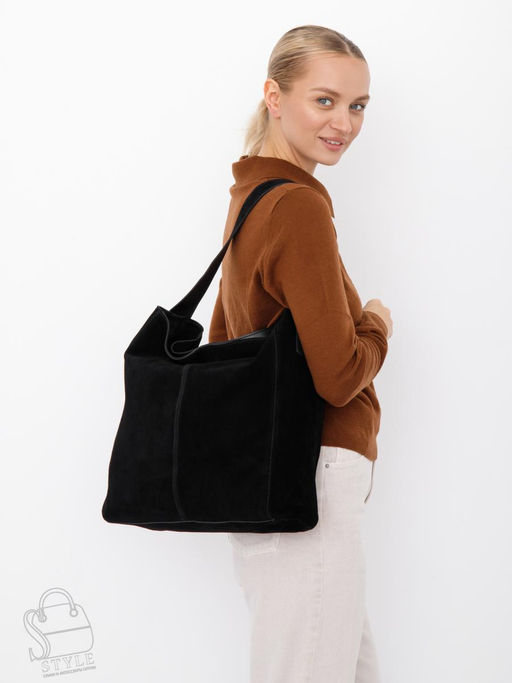 Сумка женская кожаная 990179NN black Natale Navetta в Новосибирске