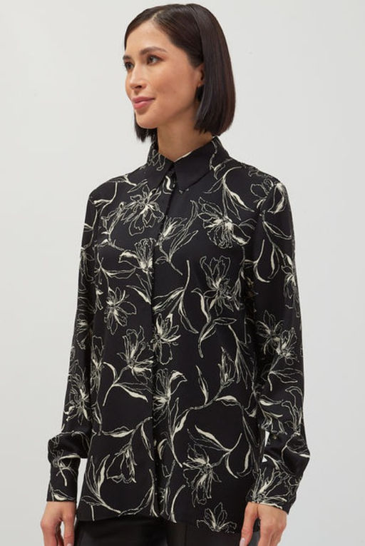 Блузка черная