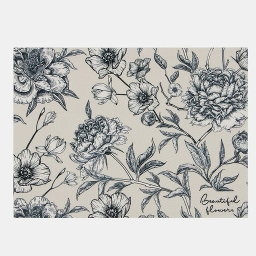 Салфетка на стол Доляна "Beautiful flowers" ПВХ 40*29см