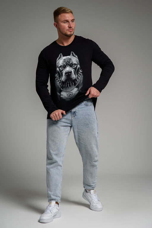 8514/1 Футболка с длинным рукавом мужская