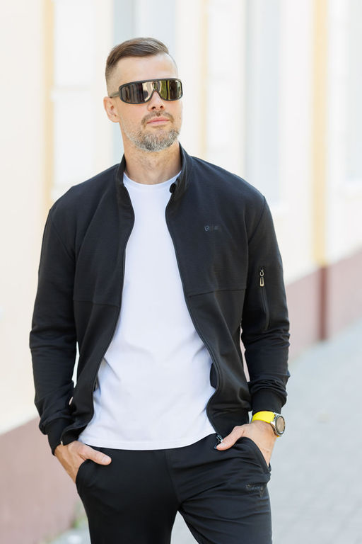 Спортивный костюм М-1853  Черный - Relay фото 12