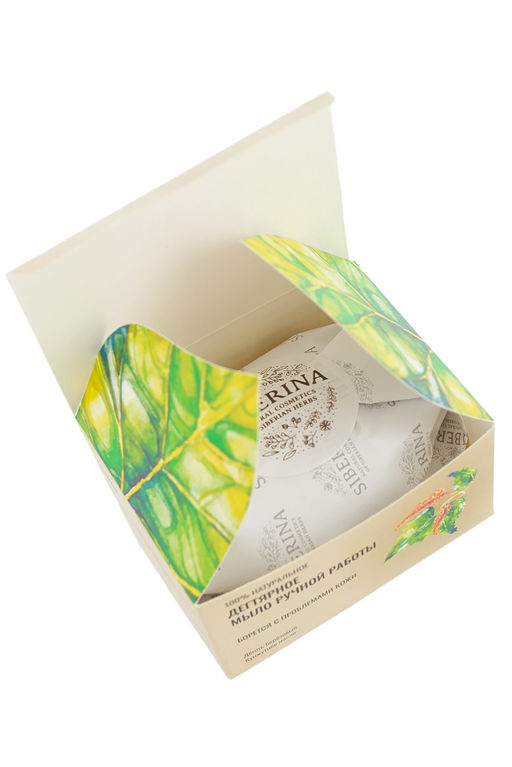 Натуральное мыло "Дегтярное" SIBERINA