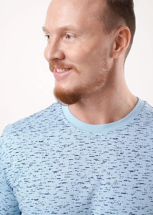 Фуфайка муж. к.р. (ЧЗ) св.голубой/т.синий 600311/1кн - Эйс фото 3