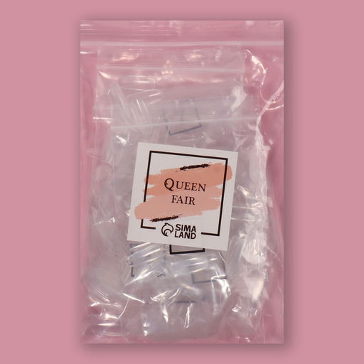 Типсы для наращивания ногтей, 500 шт., форма овал, 10 размеров, прозрачные