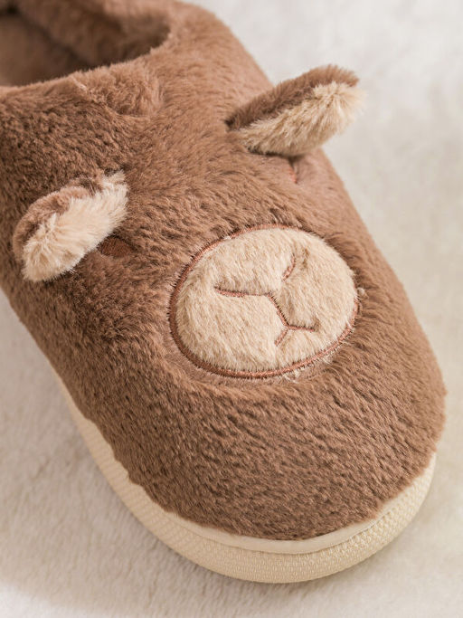 Hayvan Fig?rl? Pel?? Kad?n Ev Terli?i