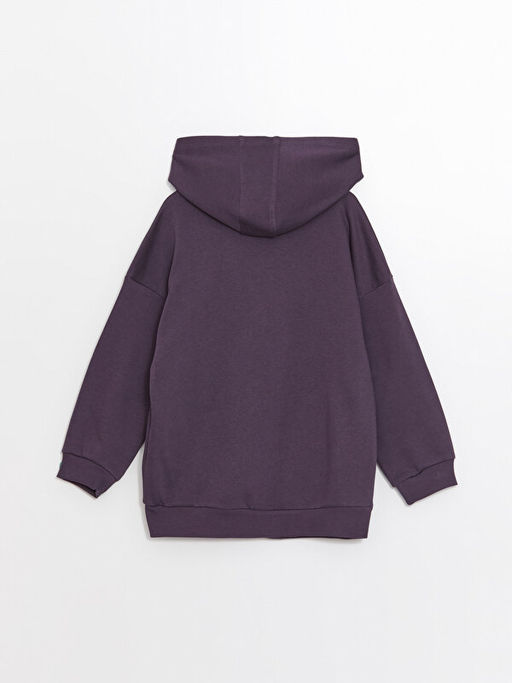 Kap??onlu Basic Uzun Kollu Erkek Bebek Fermuarl? Sweatshirt - Waikiki фото 3