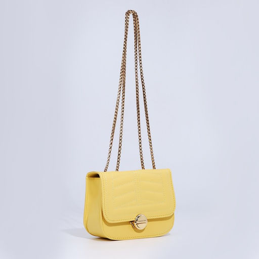 Сумка-мессенджер на клапане, цвет жёлтый - Simaland фото 7