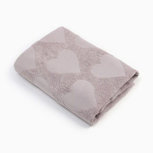 Полотенце махровое Love Life Hearts 50*90 см, светло-розовый, 100% хл, 450 гр/м2 - Lovelife фото 2