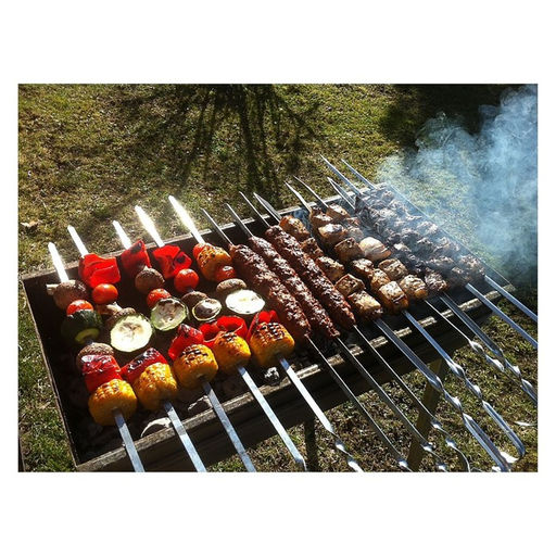 Мангал Maclay Профи, 12 шампуров, 70х30х50 см  фото 4