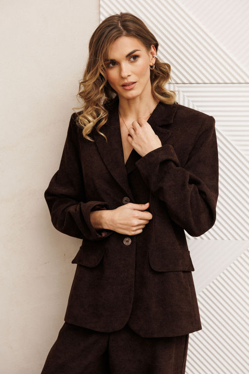 Жакет Gizart 15377 шоколадный фото 8