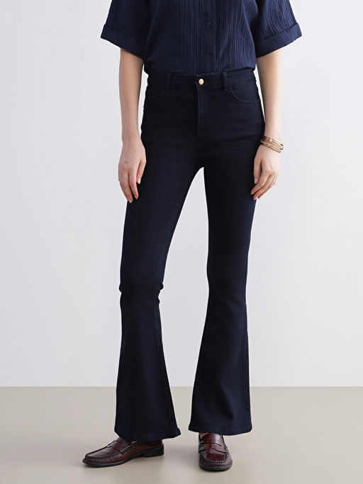 Flare Kad?n Jean Pantolon