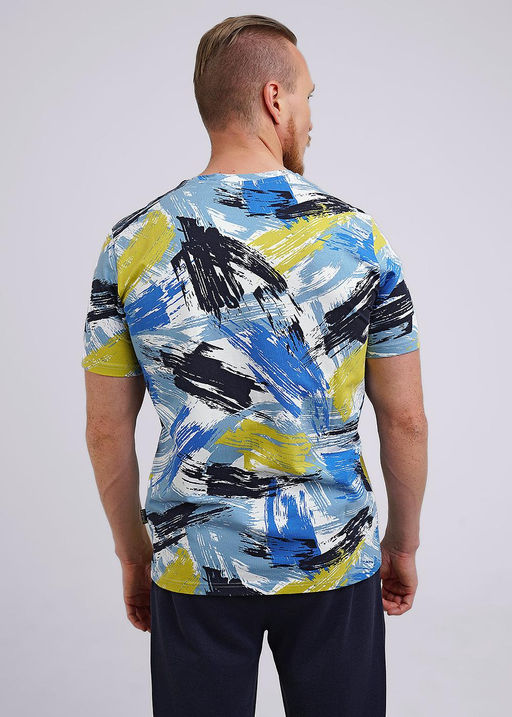 CLE Джемпер муж. 541978/05гн maxi св.синий/белый - Clever wear фото 4