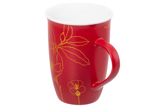 Кружка 450 мл 12,5*9*12,5 см Цветок, NEW BONE CHINA - Elan gallery фото 5