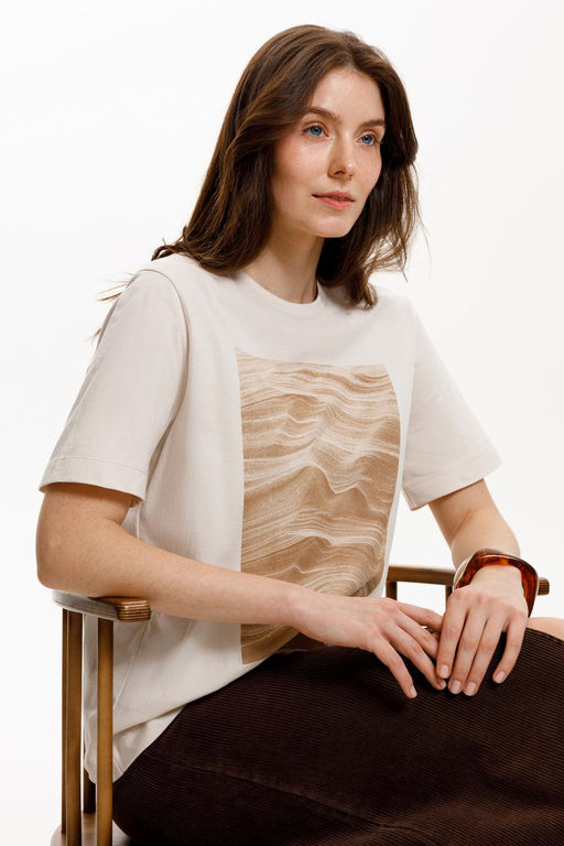 ЕВТ 3309/светлый беж фуфайка жен