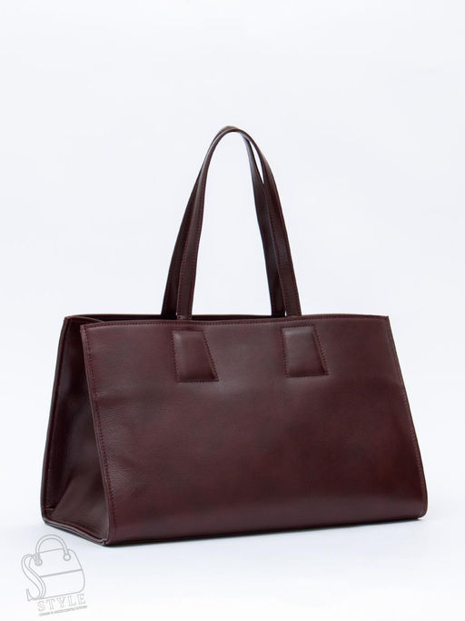 Сумка женская кожаная 1008M wine red Polina&Eiterou в Новосибирске