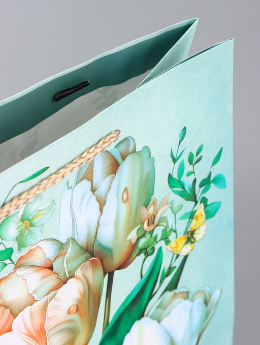 Цена за 2 шт. Пакет подарочный ламинированный вертикальный Блаженство, 26?12?32 см