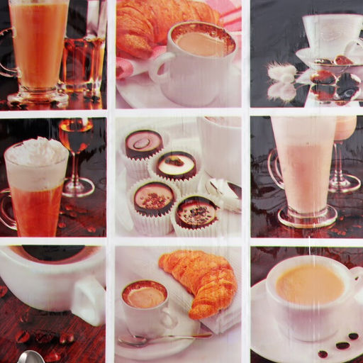 Клеёнка на стол Доляна, ширина 137 см, толщина 0.07 мм, рулон 30 м