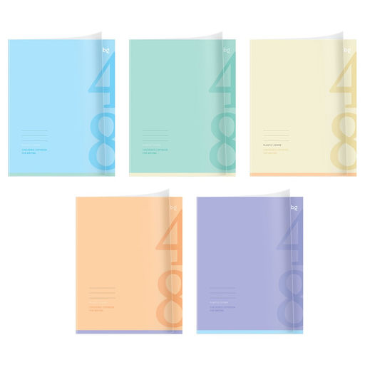 Тетрадь 48л. BG "Delicate colors" клетка (Т5ск48_пл 06788) пластиковая обложка