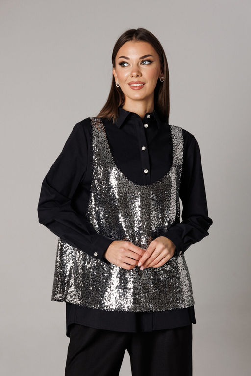 Костюм Lars Style 1167 черный, металлик