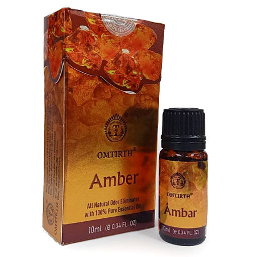 Ароматическое натуральное масло Amber OMTITTH 10мл Индия - Сандаловый дом фото 2