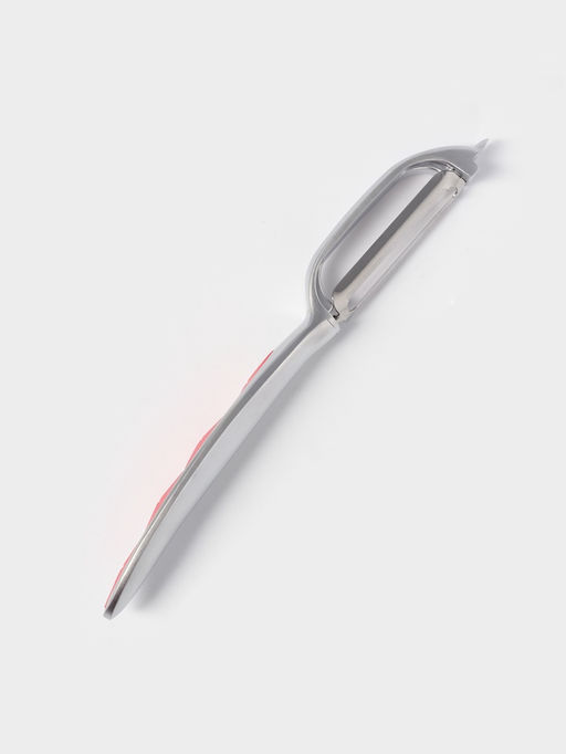 Овощечистка вертикальная Доляна Redline, 2.21.716.7, нержавеющая сталь, красная