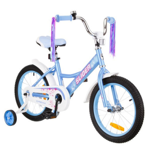 Велосипед двухколесный SLIDER, 16", синий