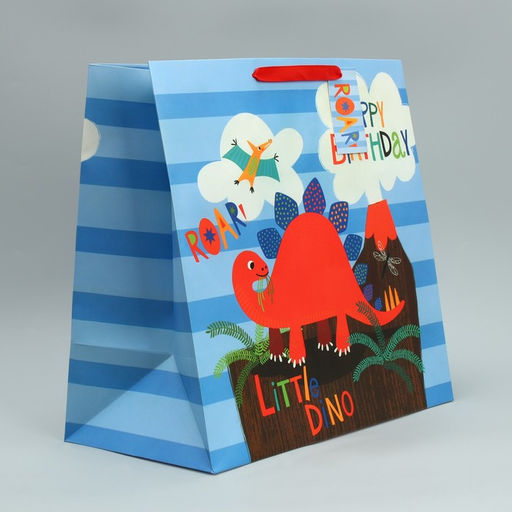 Пакет подарочный С Днём рождения!, 38 х 38 х 21 см - Дарите счастье фото 3