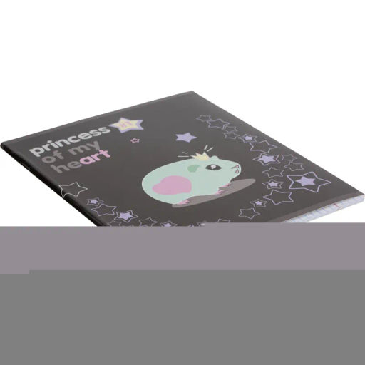 Цена за 2 шт. Тетрадь общая А5 48л Princess,клет,скреп, ВД-лак