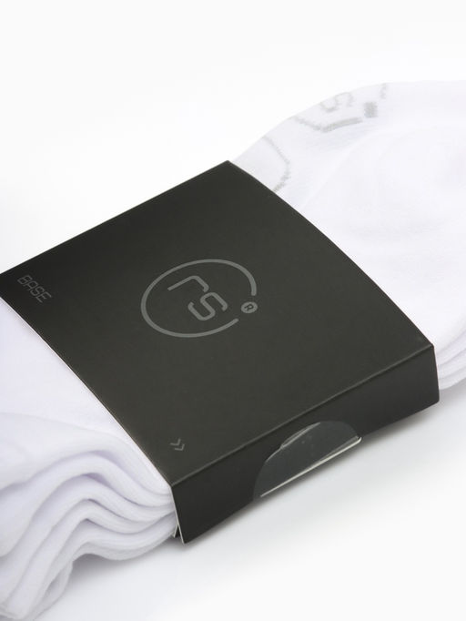 Носки мужские спортивные укороченные, набор 3 пары Resport, размер 46-47, белые