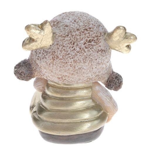 Фигурка декоративная "Мальчик/Девочка", L5,5 W6 H6,5 см, 2в.