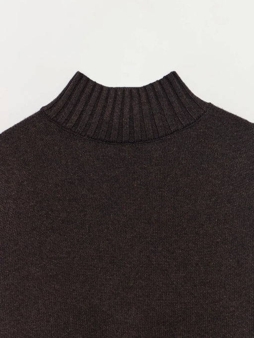 Свитер с высоким горлом с добавлением шерсти / Zarina