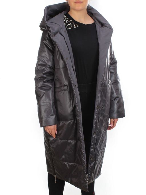21085 GREY Куртка зимняя двухсторонняя женская облегченная SNOW CLARITY - Fashion фото 6