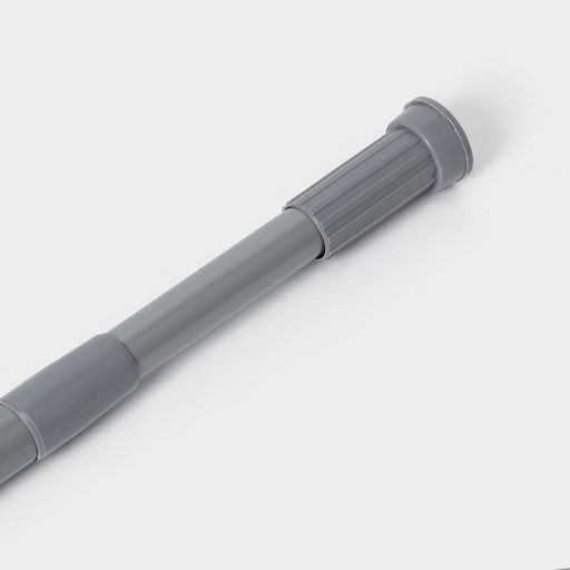 Карниз для ванной Доляна, телескопический, d=3.2 см, 140-260 см, серый