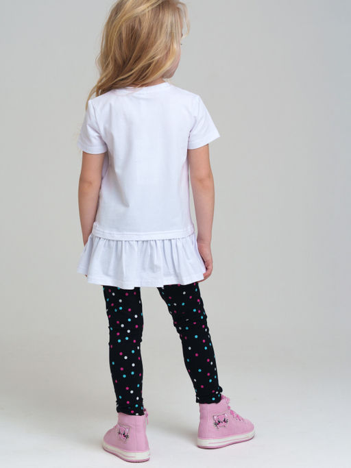 32422147 Комплект для девочек: фуфайка (футболка), брюки (легинсы)