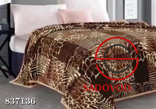 Плед на кровать мягкий