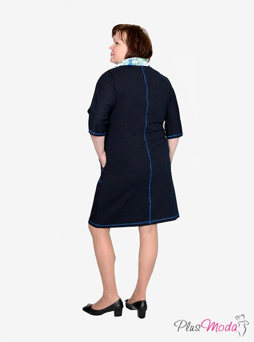 Платье Модель №2А размеры 46-68 - Plusmoda фото 3