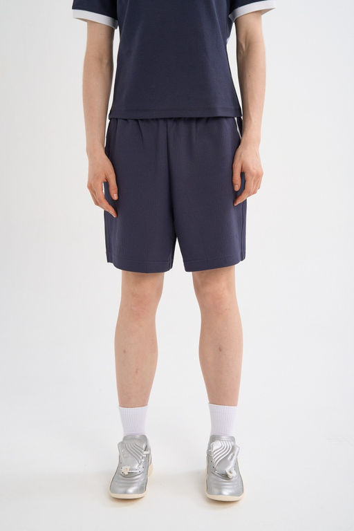 Шорты трикотажные Синий ANTA ICONIC Knit Half Pants  фото 2