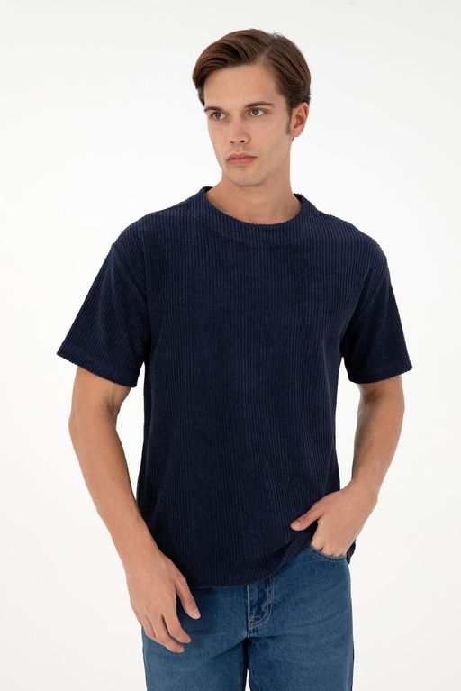 Мужская темно-синяя футболка Неожиданная скидка в корзине - U.s. polo assn фото 3
